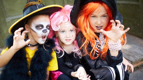 Auch Kinder gruseln sich gerne bei Halloween (Foto: Colourbox)