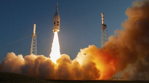 Test eines NASA-Orion-Startabbruch-Systems in Cape Canaveral, Florida, USA. (Foto: IMAGO, imago images / ZUMA Press)
