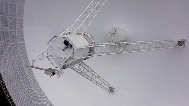 Das Radioteleskop Effelsberg ist schon seit 50 Jahren im Einsatz