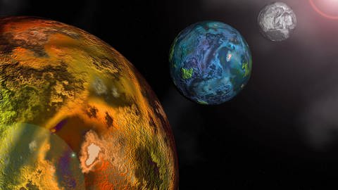 Der Mars muss wohl in einer sehr frühen Entwicklungsphase unseres Sonnensystems entstanden sein. (Foto: IMAGO, imago images/imagebroker)