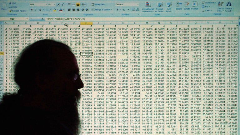 Eine lange Excel Liste. (Foto: IMAGO, Imago / ZUMA Wire)