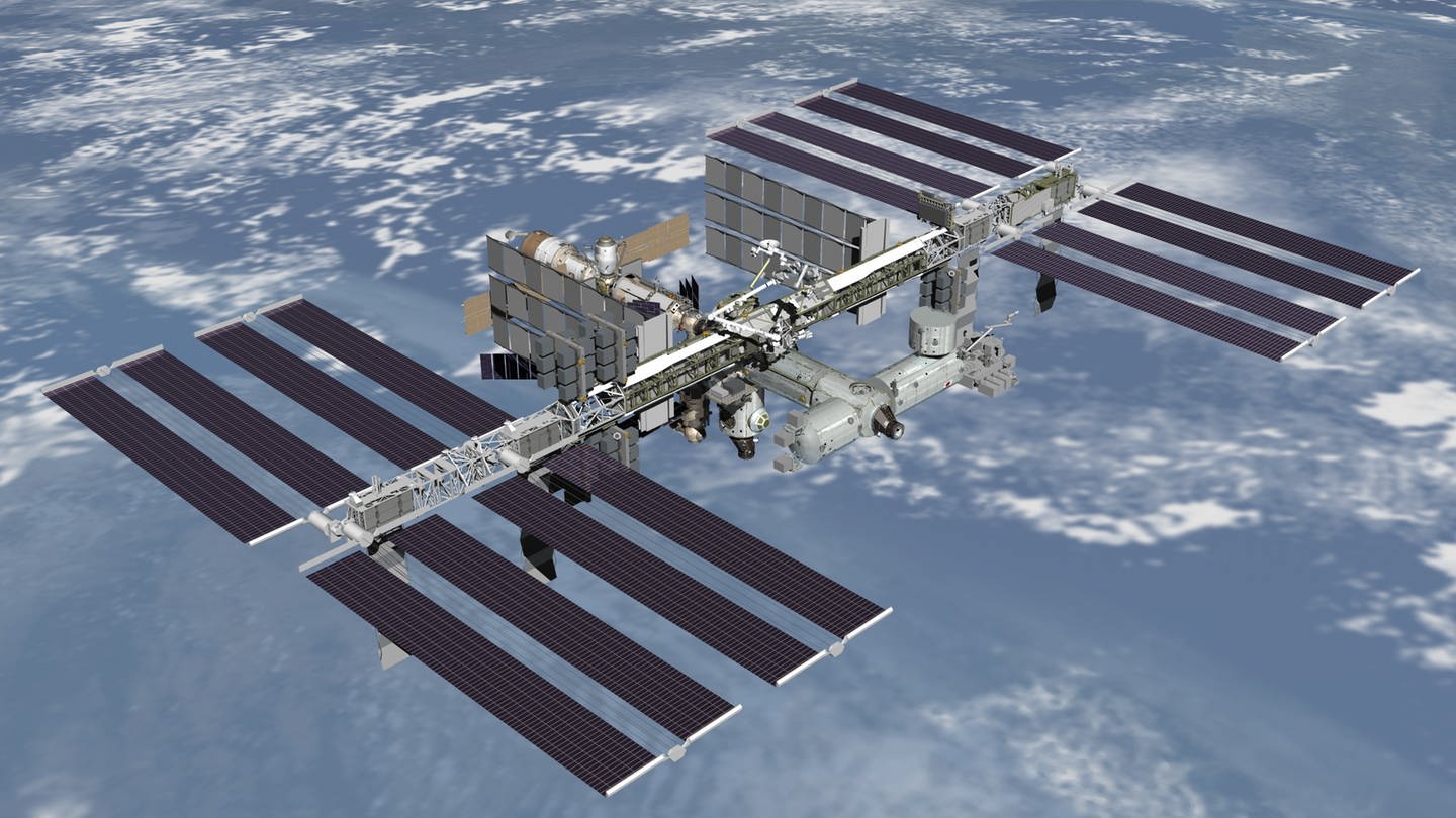 Eigentlich gilt die ISS, die schon über 20 Jahre im All ist, als ein Vorzeigeprojekt von Völkerverständigung. (Foto: dpa Bildfunk, dpa /picture-alliance/)