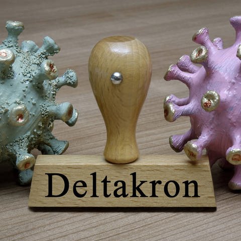 Deltakron ist eine neue Wortschöpfung aus den beiden bekannten Virusvarianten Delta und Omikron. Normalerweise bekommen relavante Virusvrianten Namen des griechischen Alphabets.  (Foto: IMAGO, imago images/Steinach)