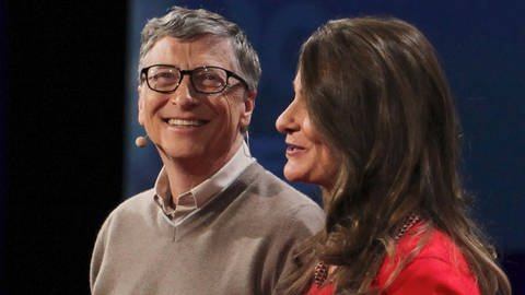 Microsoft-Gründer Bill Gates und Frau Melinda während der TED-Konferenz im Vancouver Convention Centre 18. März 2014 in Vancouver, Kanada (Foto: IMAGO, imago/ZUMA Press)