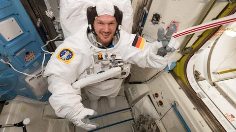 Auch während des Aufenthalts von Alexander Gerst auf der ISS wurde nach einem Mini-Leck gesucht. (Foto: NASA/Roskosmos)