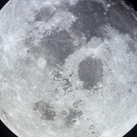 Mond aus Sicht von Apollo 11