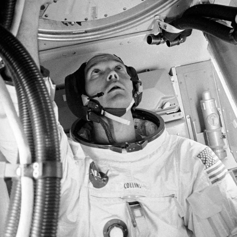Mike Collins, Pilot des Apollo 11 Command Module (CM)
