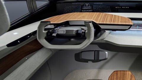 Im Autocockpit der Zukunft sollen intelligente Systeme erkennen, was der Fahrer oder die Fahrerin als nächstes will. (Foto: Pressestelle, CATI / Audi)