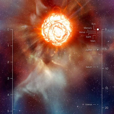 Wird Beteigeuze bald zur Supernova? (Foto: Pressestelle, NASA)