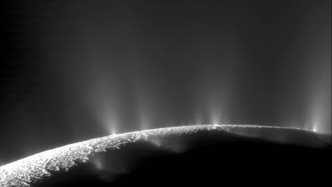 Jupitermond Enceladus (Foto: Pressestelle, NASA/JPL/Space Science Institute via AP)