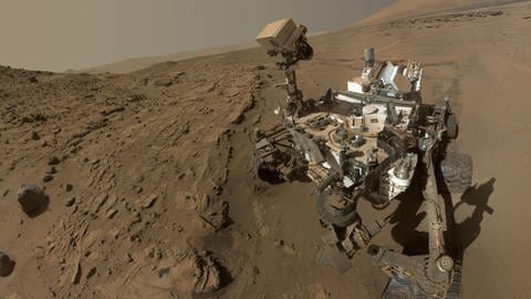 Curiosity-Selbstporträt an der Bohrstelle „Windjana“ auf dem Mars. (Foto: Pressestelle, NASA)