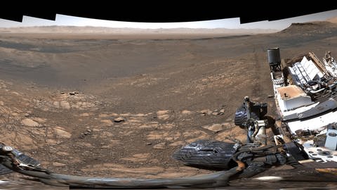 Das bisher höchstauflösendes Panorama der Marsoberfläche  (Foto: Pressestelle, NASA/JPL-Caltech/MSSS)