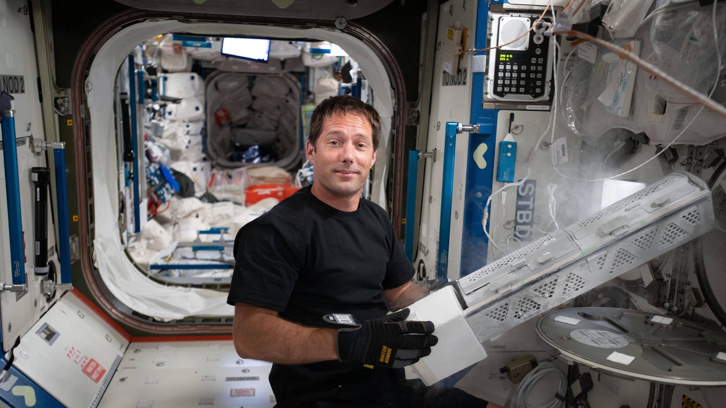 Alltag auf der ISS (Foto: IMAGO, IMAGO / ZUMA Wire)