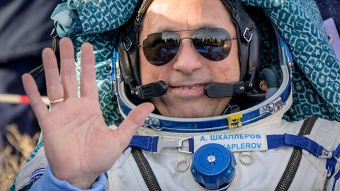 An Bord der ISS befanden sich auch zwei russische Kosmonauten. Der russische Kosmonaut Anton Schkaplerow kehrt nach 176 Tagen im Weltraum am 30. März 2022 zurück. (Foto: IMAGO, imago/Copyright: Bill Ingalls/Nasa)
