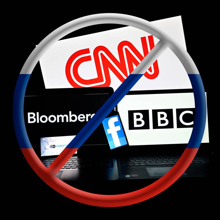Russische Blockade von unabhängigen Medien wie CNN und BBC