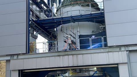 Die Ariane -6 Rakete wird in Lampoldshausen getestet.