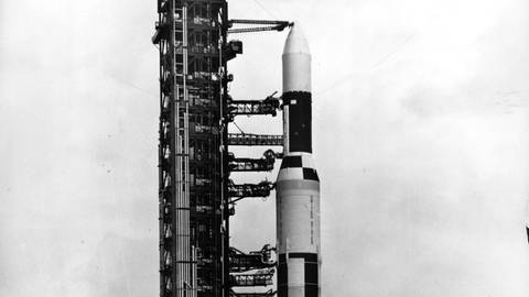Die Skylab-Mission startete am 14. Mai 1973. Nicht alles lief nach Plan. (Foto: IMAGO, imago/ZUMA/Keystone)