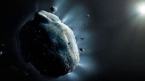 Der Ursprung der Geminiden Sternschnuppen im Sternbild Zwilling wurde erst relativ spät entdeckt: Die leuchtenden Gesteinskrümel stammen vom Asteroiden Phaeton. (Foto: IMAGO, imago images/Science Photo Library)