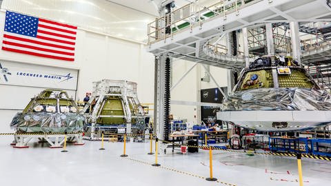 Raumfahrt: Diese Missionen starten 2024. Bald sollen wieder Menschen auf dem Mond landen: Im November 2024 soll Artemis II zu einem wichtiger Testflug starten.  (Foto: dpa Bildfunk, picture alliance / ZUMAPRESS.com | Marie Reed/NASA)