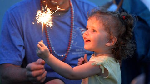 Besonders Kinder erfreuen sich am bunten Farbenspiel: Über zwei Drittel der 18- bis 24-Jährigen haben eine Freude am Feuerwerk zu Silvester und Neujahr. Bei den Über-65-Jährigen sind es noch knapp die Hälfte. (Foto: IMAGO, IMAGO / USA TODAY Network)