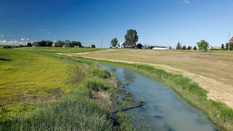 Landwirtschaft findet oft an Gewässern statt. Biokraftstoffe tragen zum Boden- und Wasserschutz bei. Diesel nicht. (Foto: IMAGO, imago stock&people gmbh)