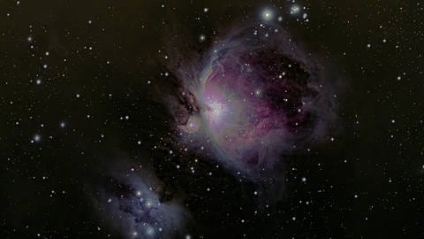 Zu sehen ist der Orionnebel Messier 42 (Foto: IMAGO,  IMAGO/Christian Grube)