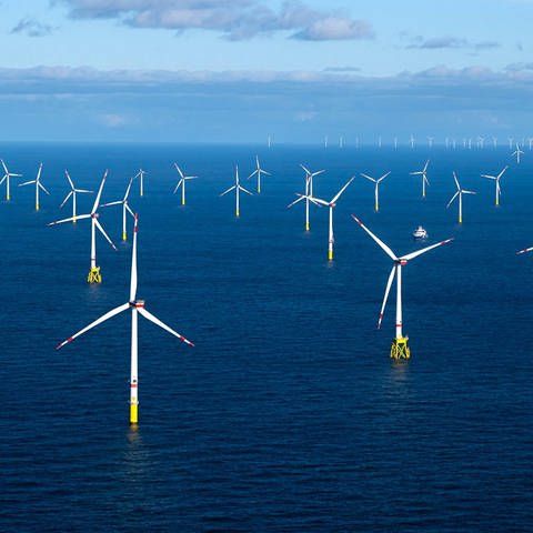 Offshore-Windpark in der Nordsee.