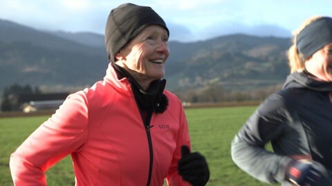 Seniorin beim joggen (Foto: SWR) Seniorin beim joggen