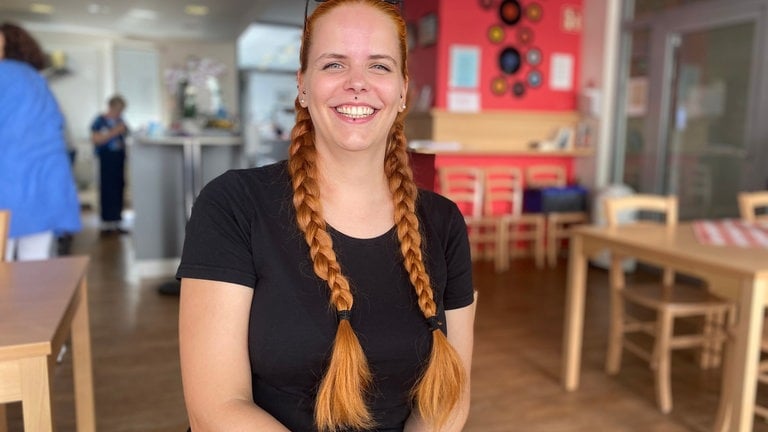 Vivien arbeitet ehrenamtlich (Foto: SWR)