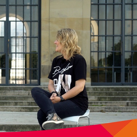 Lisa Feller im Interview. (Foto: SWR, Markus Palmer)