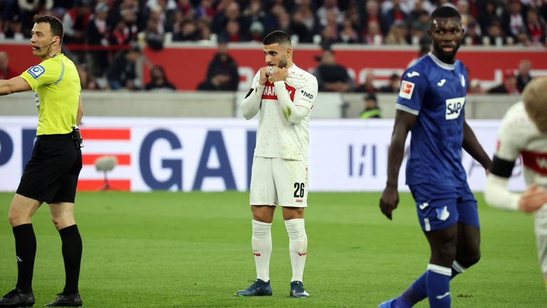 Deniz Undav (VfB Stuttgart) enttäuscht nach TSG-Niederlage