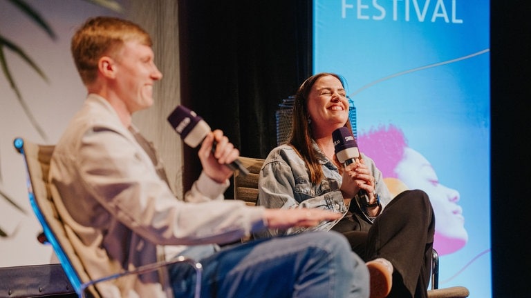 Das SWR Podcastfestival 2025 (Foto: Ronny Zimmermann) Das SWR Podcastfestival 2025