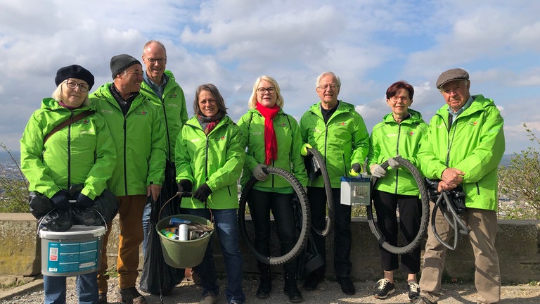 Die SWR1 Dreck weg-Woche mit Station auf dem Heilbronner Hausberg Wartberg (Foto: SWR) Die SWR1 Dreck weg-Woche mit Station auf dem Heilbronner Hausberg Wartberg