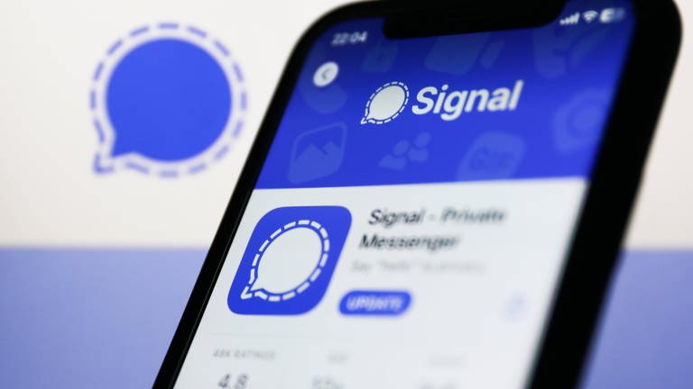 Smartphone mit Singal Messenger