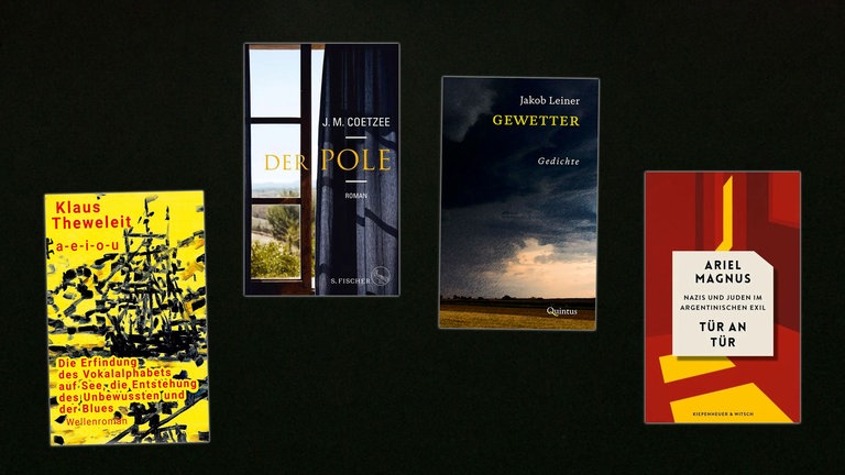lesenswert Bücher vom 28.5.2023 (Foto: Pressestelle, Matthes & Seitz Verlag, Kiepenheuer & Witsch Verlag, S. Fischer Verlag, Quintus Verlag)