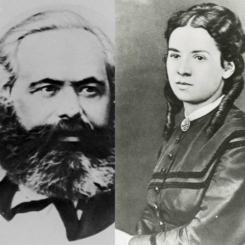 Karl und Jenny Marx (Foto: IMAGO, imago images / United Archives International)