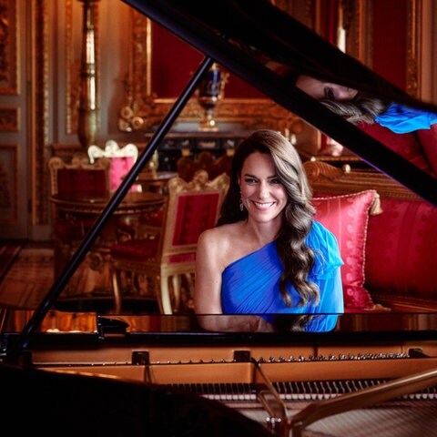 Prinzessin Kate am Klavier (Foto: dpa Bildfunk, picture alliance/dpa/PA Media | Alex Bramall/Kensington Palace)