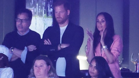 Prinz Harry und Meghan wurde bei den NBA-Basketball-Playoffs in Los Angeles gesichtet. (Foto: picture-alliance / Reportdienste,  ZUMAPRESS.com | Ringo Chiu)