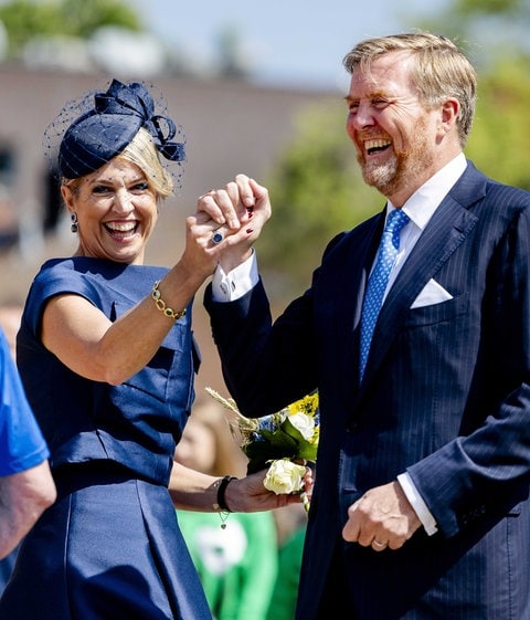König Willem-Alexander und Königin Máxima feiern in Doetinchem den Koningsdag. (Foto: picture-alliance / Reportdienste, ANP | ANP POOL / Koen van Weel) König Willem-Alexander und Königin Máxima feiern in Doetinchem den Koningsdag.