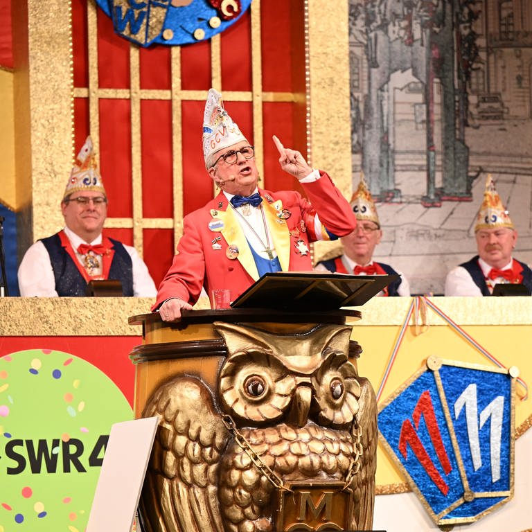 Erhard Grom Chef des Protokolls bei der SWR4 Radiofastnacht (Foto: SWR, Ben Pakalski)