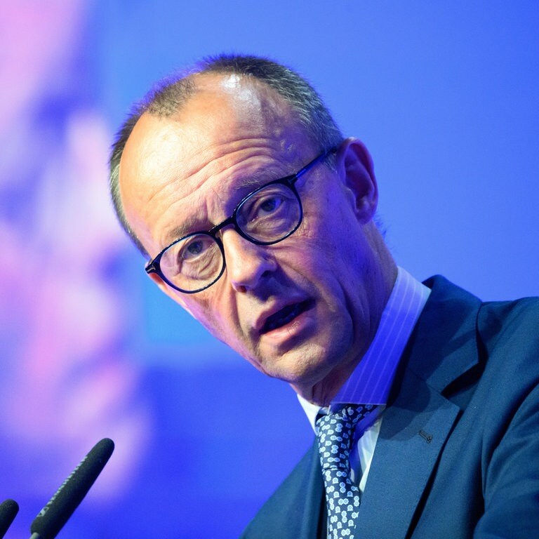 Friedrich Merz, Vorsitzender der CDU, spricht beim jährlichen Wirtschaftstag des CDU-Wirtschaftsrates. (Foto: dpa Bildfunk, picture alliance/dpa | Bernd von Jutrczenka)