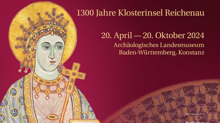 Welterbe des Mittelalters - 1.300 Jahre Klosterinsel Reichenau in der Großen Landesausstellung (Foto: Pressestelle, Badisches Landesmuseum Karlsruhe/Grafik Danica Schlosser )