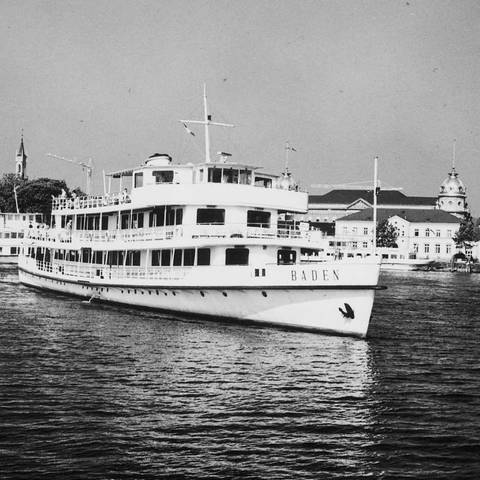 MS Baden im Jahr  (Foto: Archiv Bodensee-Schiffsbetriebe)
