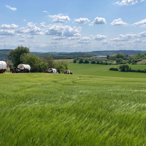 Historischer Kaufmannszug von Augsburg nach Seligenstadt (Foto: SWR)