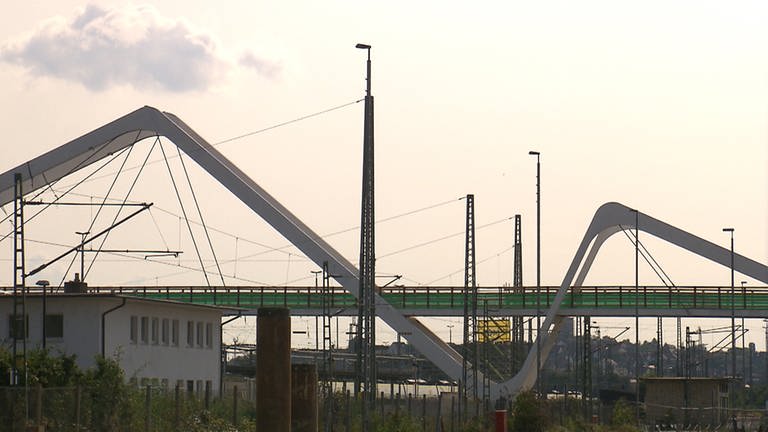 Baustelle der "BUGA-Brücke"