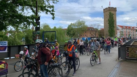 Radfahrer in Heilbronn