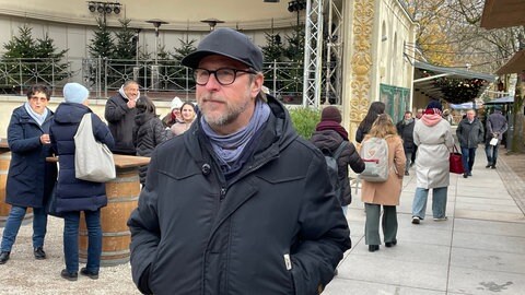 Bjarne Mädel beim Film- und Serienfestival TeleVisionale in Baden-Baden. (Foto: SWR)