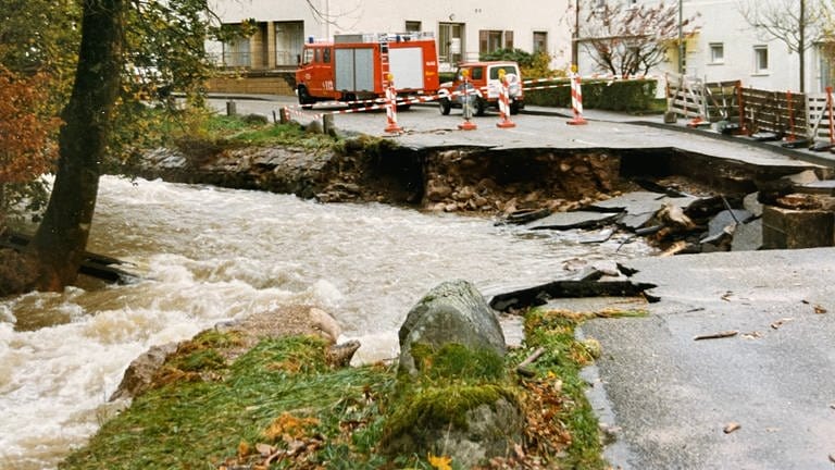 Hochwasser in Baden-BadenGeroldsau im Jahr 1978