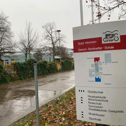 Die Dietrich-Bonhoeffer- Schule in Weinheim (Foto: SWR)