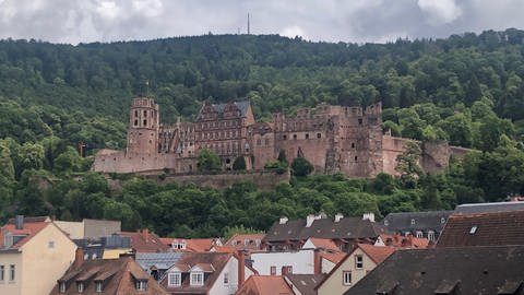 Blick auf das Schloss Heidelberg